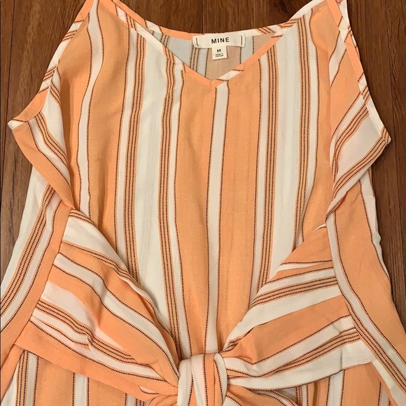 NEW Mine thin strap tie front blouse - Picture 6 of 6